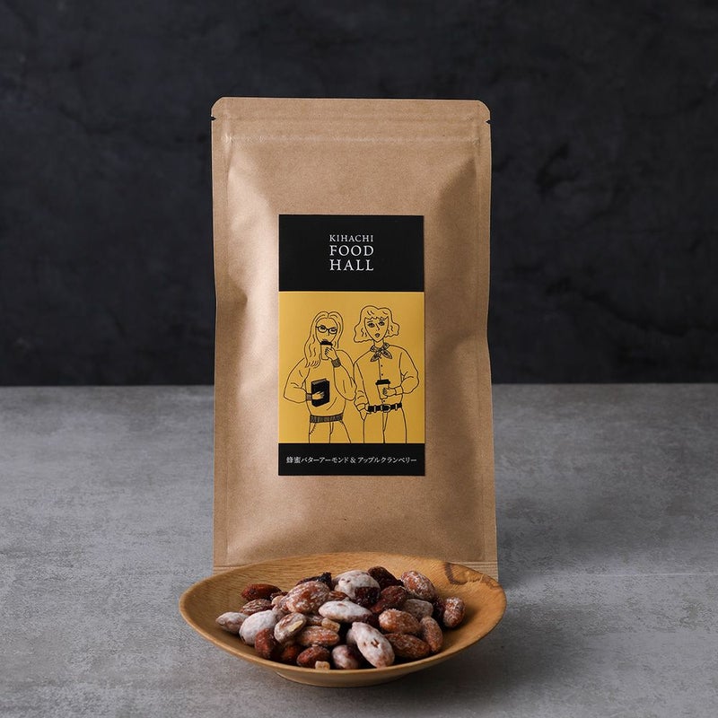 キハチ 蜂蜜バターアーモンド＆アップルクランベリー 70g