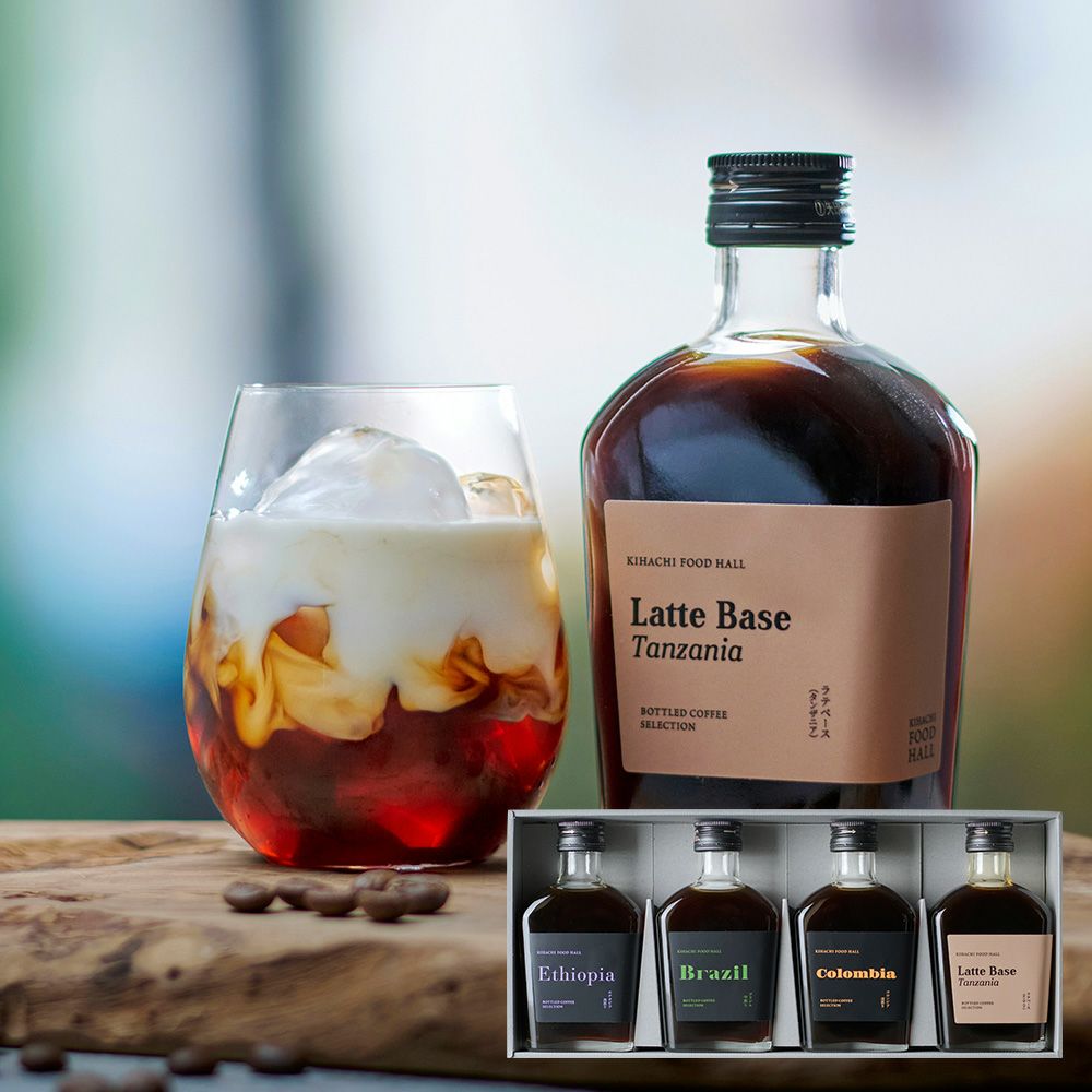 ボトルドコーヒーセレクション ブラック＆ラテベース4種4本入